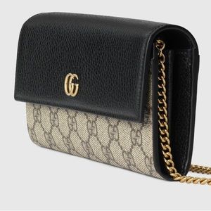 GUCCI GG MARMONT CHAIN WALLET never used or taken out of the box